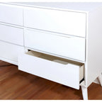 Fopp Mid-Century Modern 2-piece 6-Drawer Dresser and Mirror Set