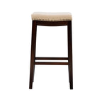 Linon Willamette Linen Backless 32-in Bar Stool