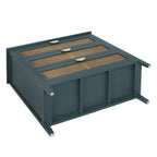 3 Drawers Rattan Storage Cabinet for Bedroom Living Room