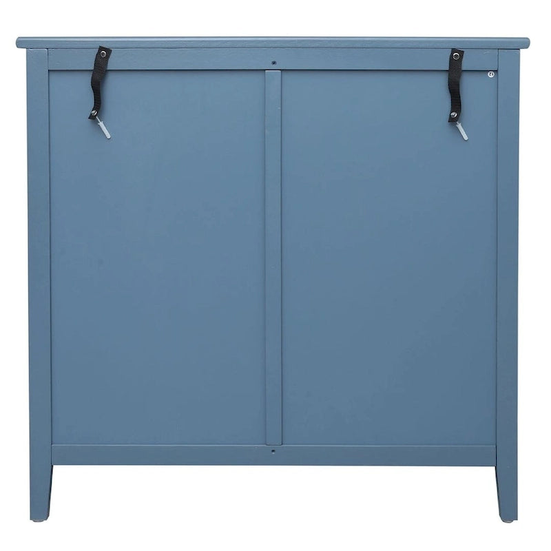 3 Drawers Rattan Storage Cabinet for Bedroom Living Room