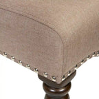 Ketz Taupe Fabric Dining Chairs (Set of 2)