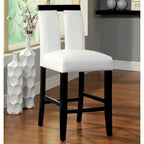 Blanton Modern Black Wood 9-Piece Counter Height Dining Set