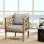 INK+IVY Crackle Accent Chair