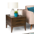 WYNDENHALL Pearson SOLID HARDWOOD 22 inch Wide Square End Side Table - 22 W x 22 D x 20 H