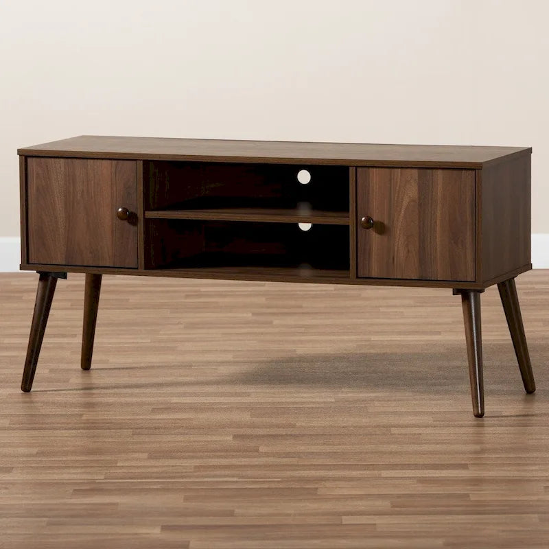 Carson Carrington Batnaset Mid-century Modern 2-door TV Stand