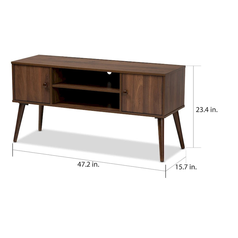 Carson Carrington Batnaset Mid-century Modern 2-door TV Stand