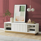 CosmoLiving by Cosmopolitan Rene Modern Scalloped TV Stand for TVs up to 65 - Up to 65