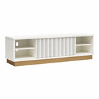 CosmoLiving by Cosmopolitan Rene Modern Scalloped TV Stand for TVs up to 65 - Up to 65