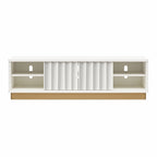 CosmoLiving by Cosmopolitan Rene Modern Scalloped TV Stand for TVs up to 65 - Up to 65