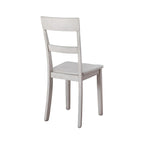 oratt Rustic Grey Wash Dining Room Chair (Set of 2)