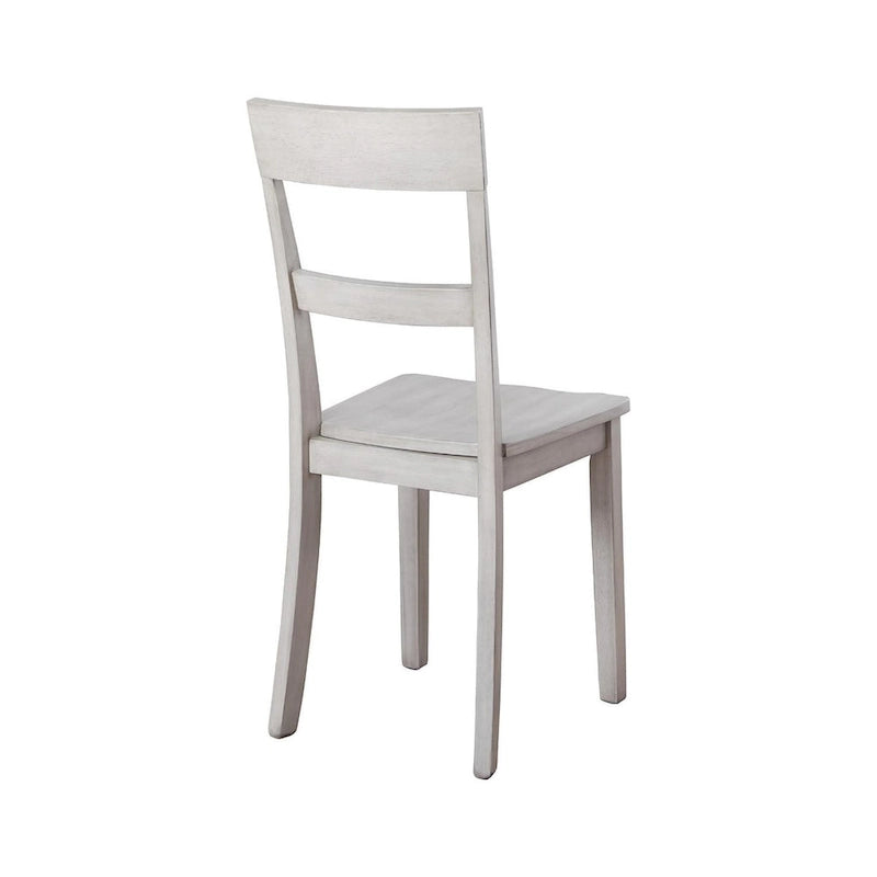 oratt Rustic Grey Wash Dining Room Chair (Set of 2)