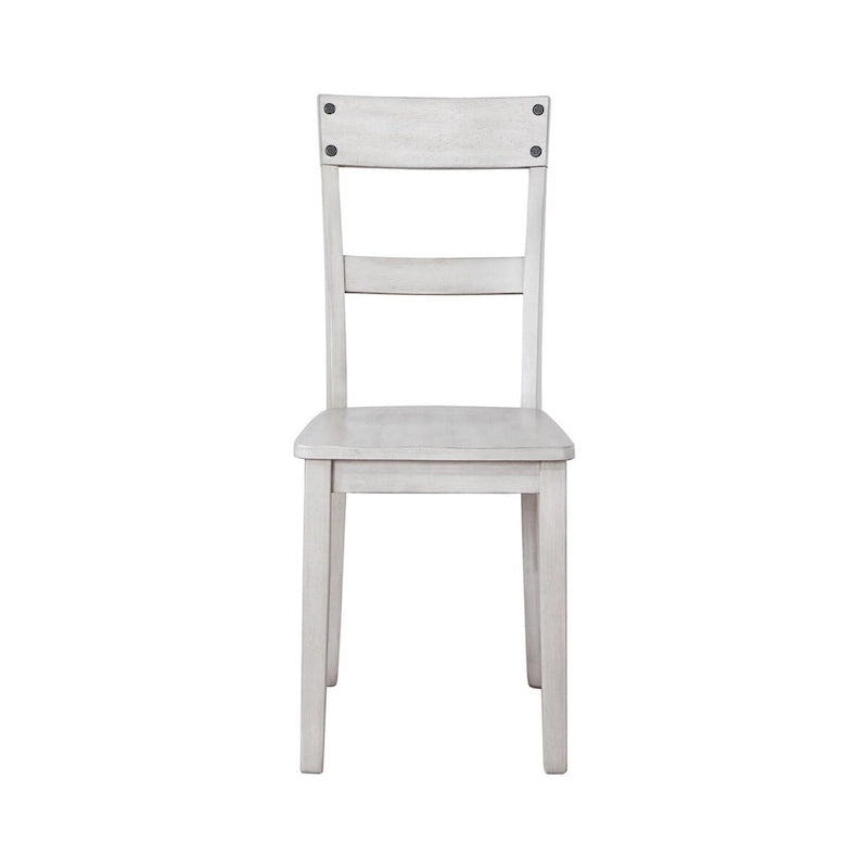 oratt Rustic Grey Wash Dining Room Chair (Set of 2)