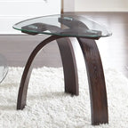 Contemporary Glass Top 3-Piece Occasional Set