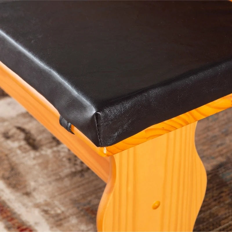 Riki Honey Pine Dining Bench