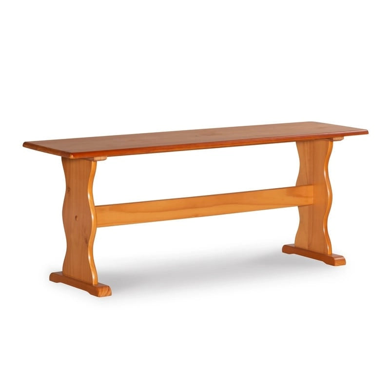 Riki Honey Pine Dining Bench