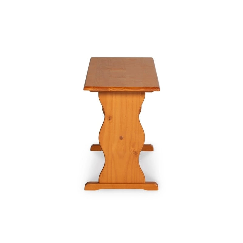 Riki Honey Pine Dining Bench