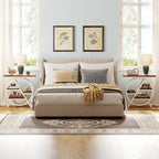 3-Tier End Table Side Table with Storage for Living Room