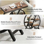 3-Tier End Table Side Table with Storage for Living Room