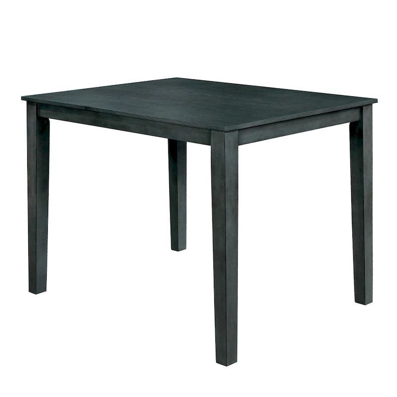 Yevana Contemporary Solid Wood 5-Piece Counter Height Dining Set