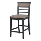 Yevana Contemporary Solid Wood 5-Piece Counter Height Dining Set