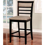 Yevana Contemporary Solid Wood 5-Piece Counter Height Dining Set