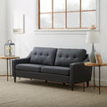 Ellen 75 Upholstered Scooped Arm Sofa