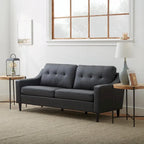 Ellen 75 Upholstered Scooped Arm Sofa