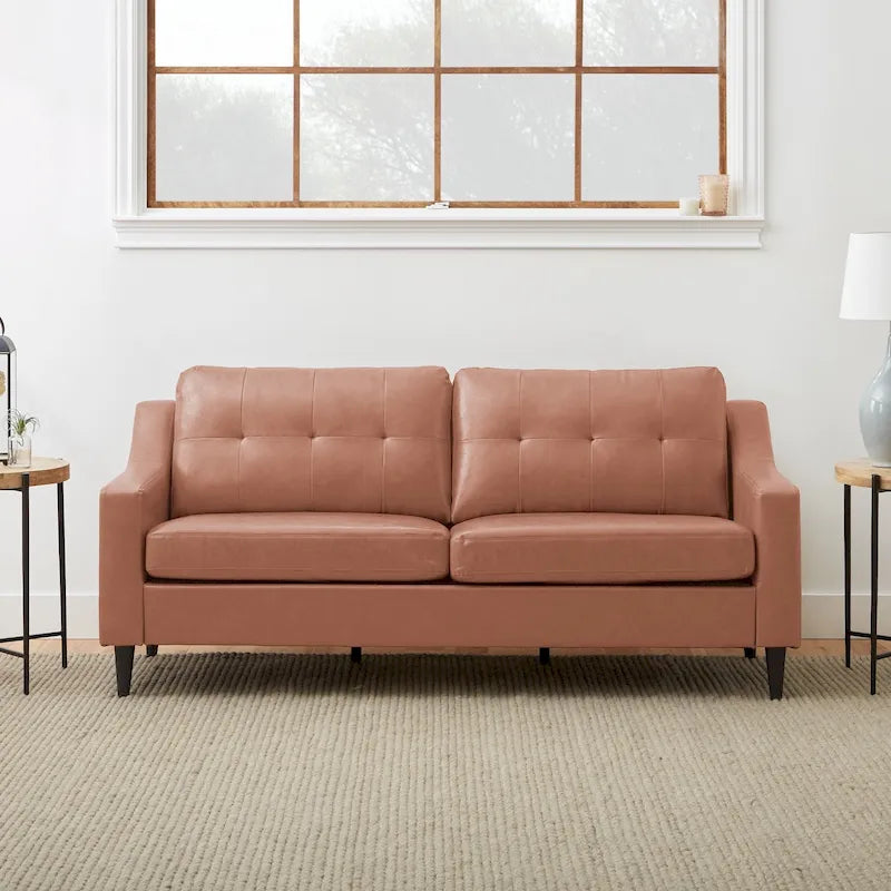 Ellen 75 Upholstered Scooped Arm Sofa