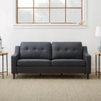 Ellen 75 Upholstered Scooped Arm Sofa