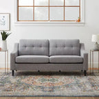Ellen 75 Upholstered Scooped Arm Sofa