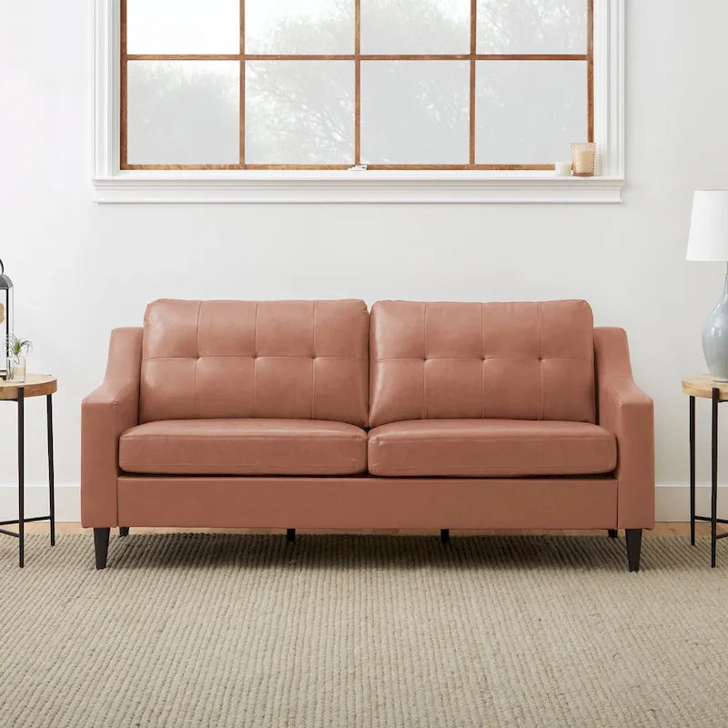Ellen 75 Upholstered Scooped Arm Sofa