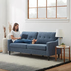 Ellen 75 Upholstered Scooped Arm Sofa