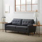 Ellen 75 Upholstered Scooped Arm Sofa