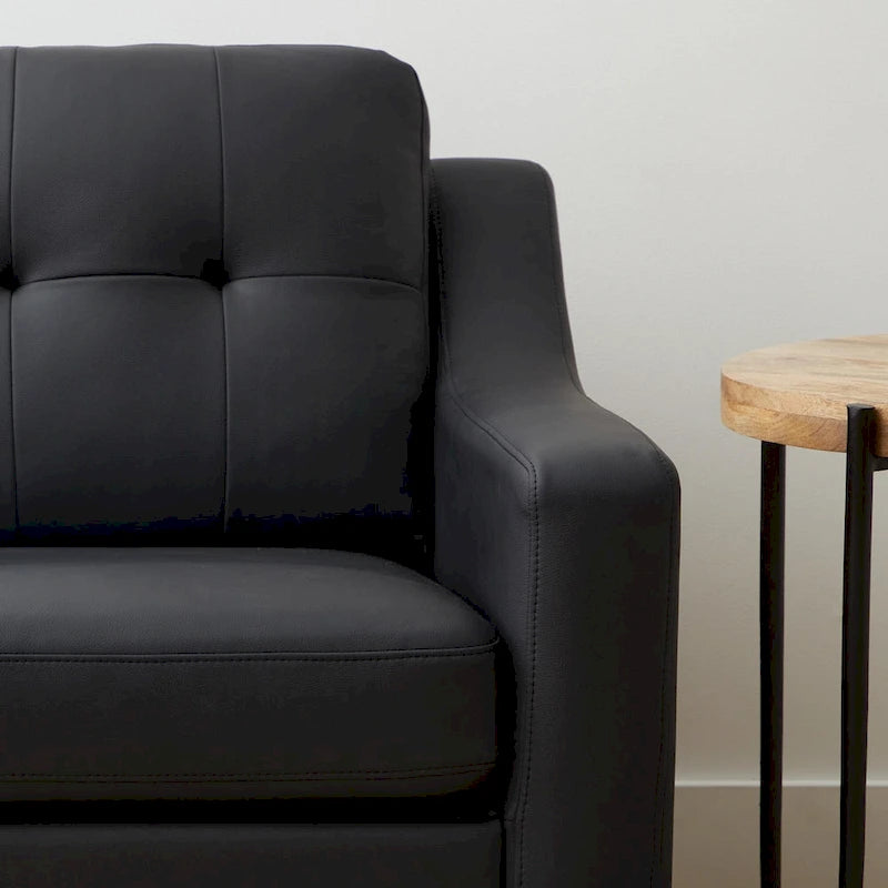 Ellen 75 Upholstered Scooped Arm Sofa