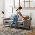 Ellen 75 Upholstered Scooped Arm Sofa