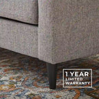 Ellen 75 Upholstered Scooped Arm Sofa
