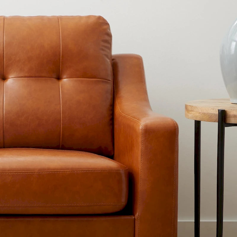 Ellen 75 Upholstered Scooped Arm Sofa