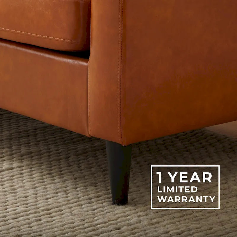 Ellen 75 Upholstered Scooped Arm Sofa