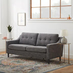 Ellen 75 Upholstered Scooped Arm Sofa
