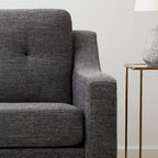 Ellen 75 Upholstered Scooped Arm Sofa