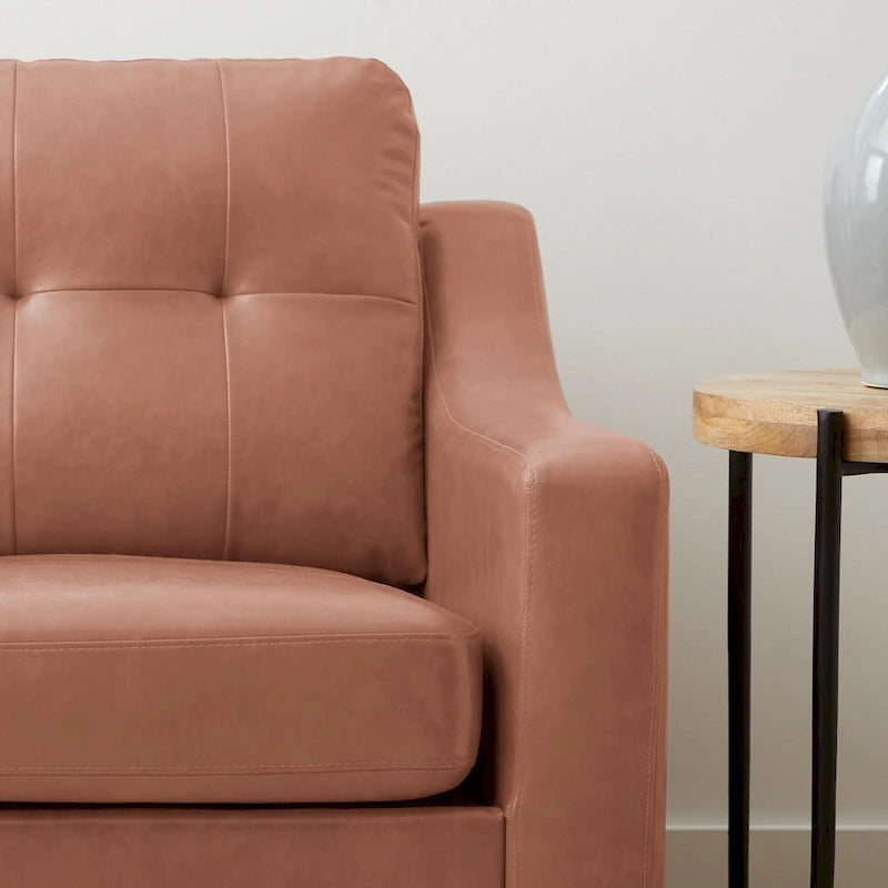 Ellen 75 Upholstered Scooped Arm Sofa