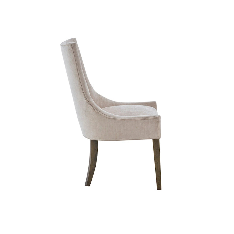 Madison Park Signature Ultra Upholstered Dining Side Chairs With Wood Legs (Set of 2)