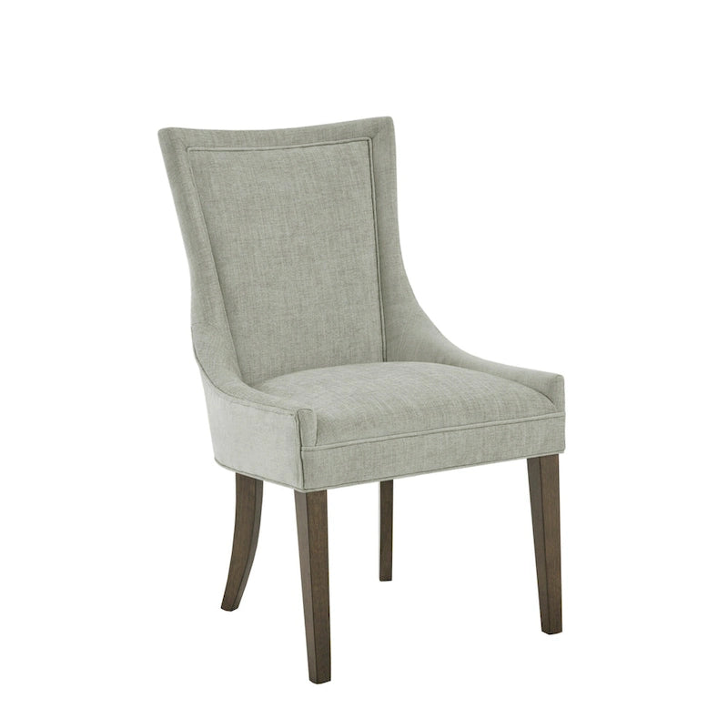 Madison Park Signature Ultra Upholstered Dining Side Chairs With Wood Legs (Set of 2)