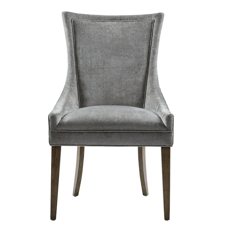 Madison Park Signature Ultra Upholstered Dining Side Chairs With Wood Legs (Set of 2)