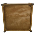 HomePop Tufted Top square cocktail Ottoman
