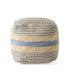 Caiman Handcrafted Boho Fabric Pouf