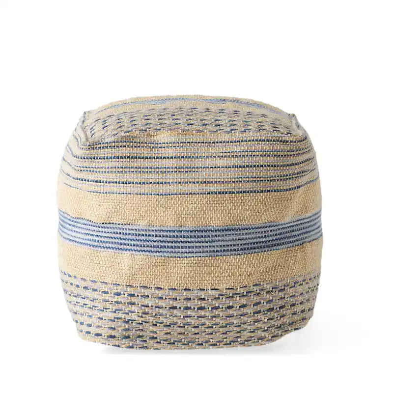 Caiman Handcrafted Boho Fabric Pouf