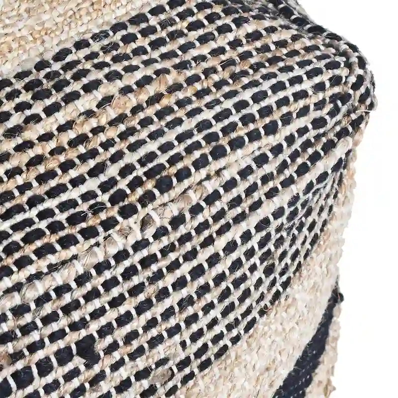 Caiman Handcrafted Boho Fabric Pouf