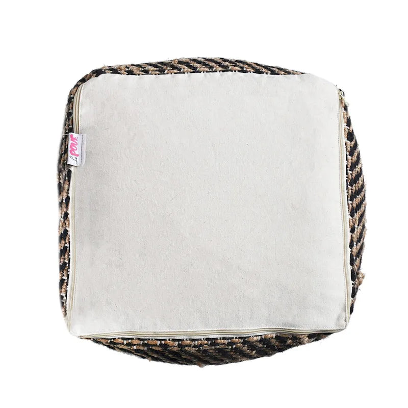 Caiman Handcrafted Boho Fabric Pouf