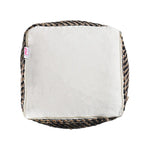 Caiman Handcrafted Boho Fabric Pouf